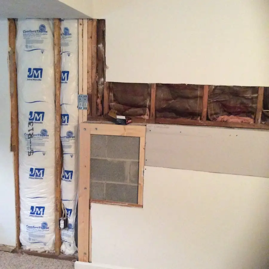 Wall insulation replacement during Odor Removal & Deodorization in East Troy